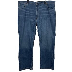 Levis 559 Relaxed Straight 48x30 Baggy‎ Loose Dark Wash Denim Blue Jeans Zip Fly